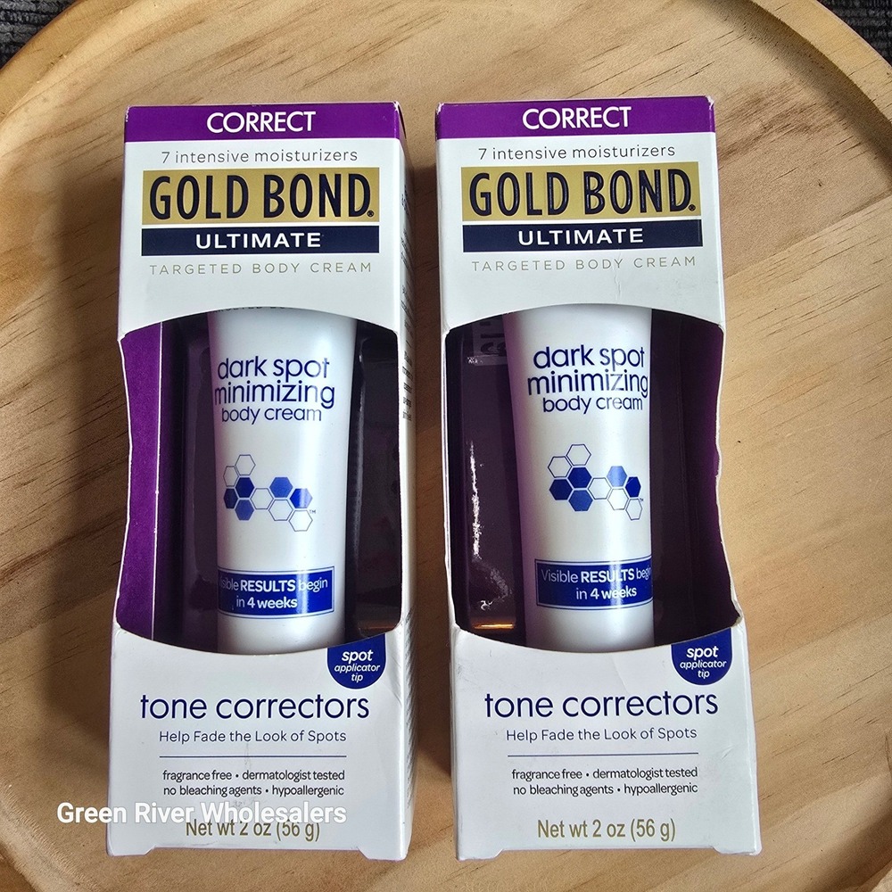 2pk Gold Bond Ultimate Dark Spot Minimizing Body Cream 2oz Tone Corrector